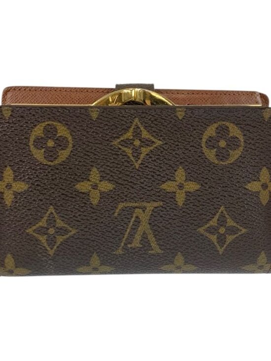 Louis Vuitton Monogram Porte Monnaie Viet Viennois Brown Fold Wallet Compact - Picture 2 of 9